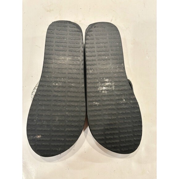 Yellow Box Women's Valence‎ Sparkle Wedge Thong Sandal Flip Flop Size 7.5 - Picture 3 of 6